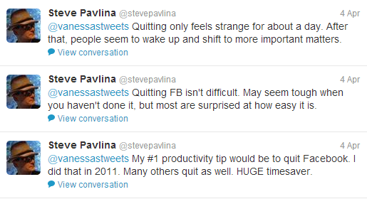 Pavlina's advice